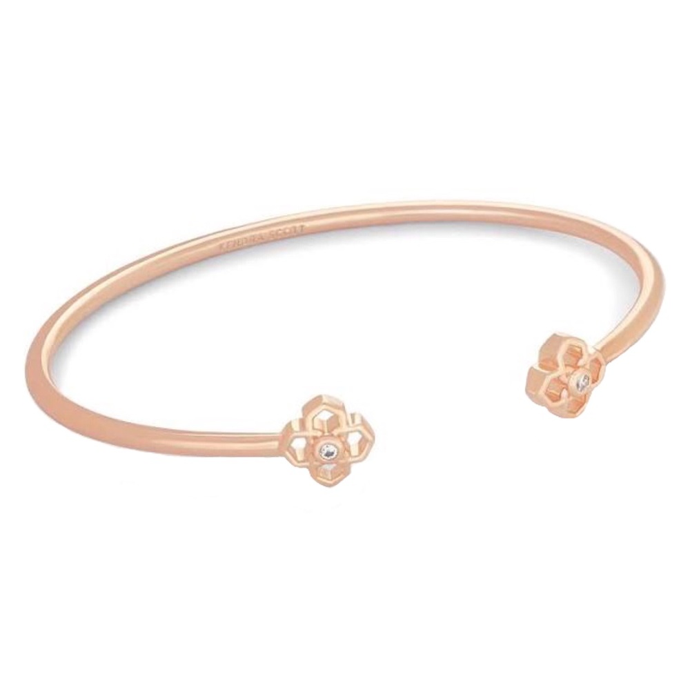 KENDRA SCOTT • Rose Gold Rue Cuff Bracelet - Picture 2 of 3